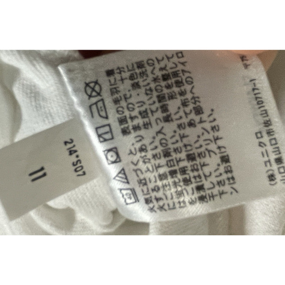 Uniqlo x Lakwena Size L White Cotton Tee T Shirt Your Love Keeps Lifting Me High - Picture 11 of 11